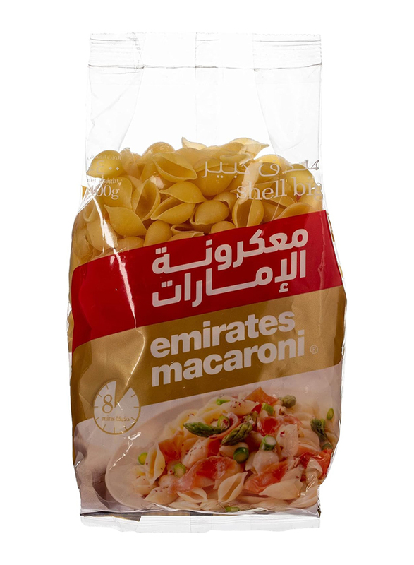Emirates Macaroni Big Shell Pasta, 400g