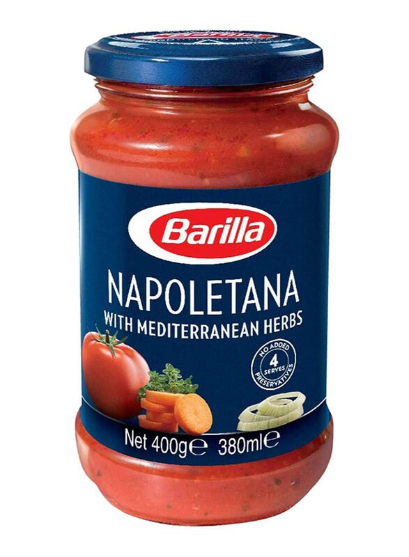 

Barilla Napoletana Pasta Sauce with Mediterranean Herbs, 400g