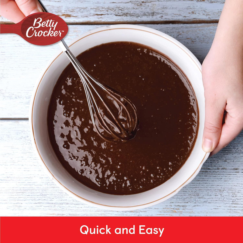 Betty Crocker Dark Chocolate Fudge Brownie Mix, 500g