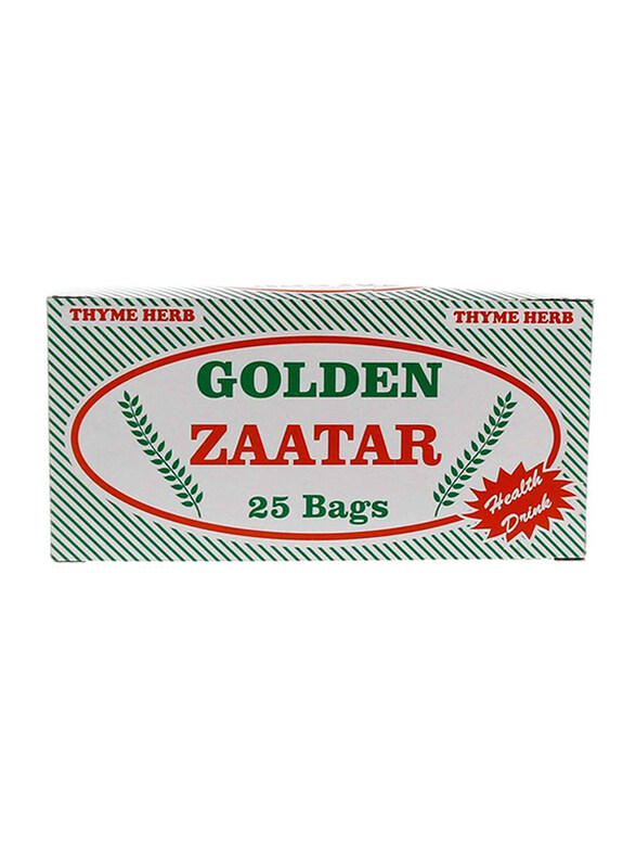 

Golden Zaatar Tea Bags, 25 Pieces