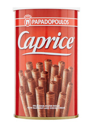 Papadopoulos Caprice Wafer Rolls Filled with Hazelnut & Cocoa Cream, 115g