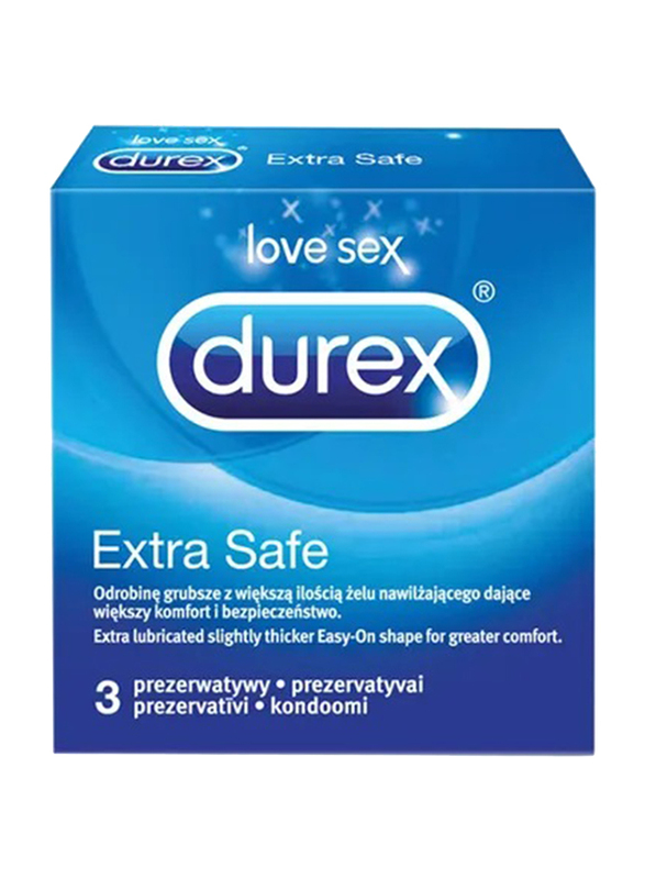 

Durex Extra Safe Condoms, 3 Pieces