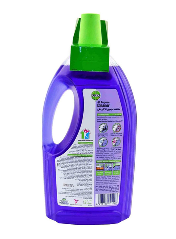 Dettol Multipurpose Cleaner Liquid With Lavender Scent, 1.8 Litres