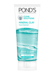 Pond's Clear Solutions Mineral Clay Oil Control Face Cleanser with Lacto & Basil, 90gm