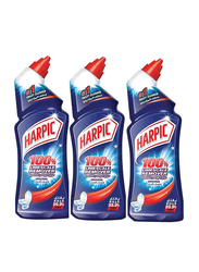 Harpic Original Lime Scale Remover Toilet Cleaner, 3 Bottles x 750ml