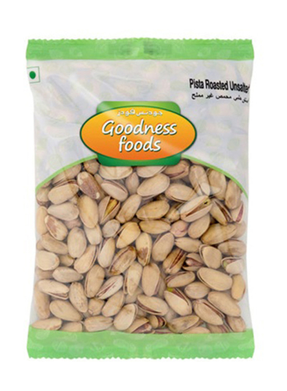 Goodness Foods Roasted & Unsalted Pistachios, 250g