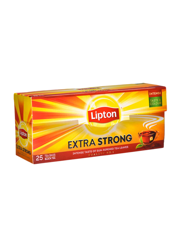 Lipton Extra Strong Black Tea Bags, 25 x 2.2g