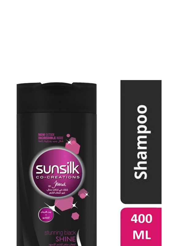 Sunsilk Co-Creations Black Shine Shampoo, 400 ml