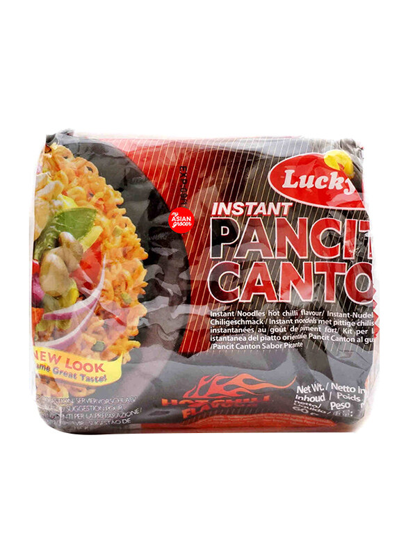 

Lucky Me Hot Chili and Citrus Instant Pancit Noodles, 6 x 60g