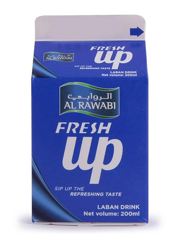 Al Rawabi Fresh Up Laban Drink, 12 Piece x 200ml