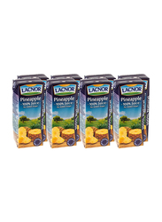 Lacnor Essentials Long Life Pineapple Juice, 8 x 180ml