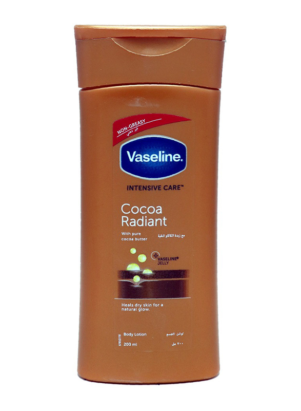Vaseline Cocoa Radiant Intensive Care Body Lotion, 200ml