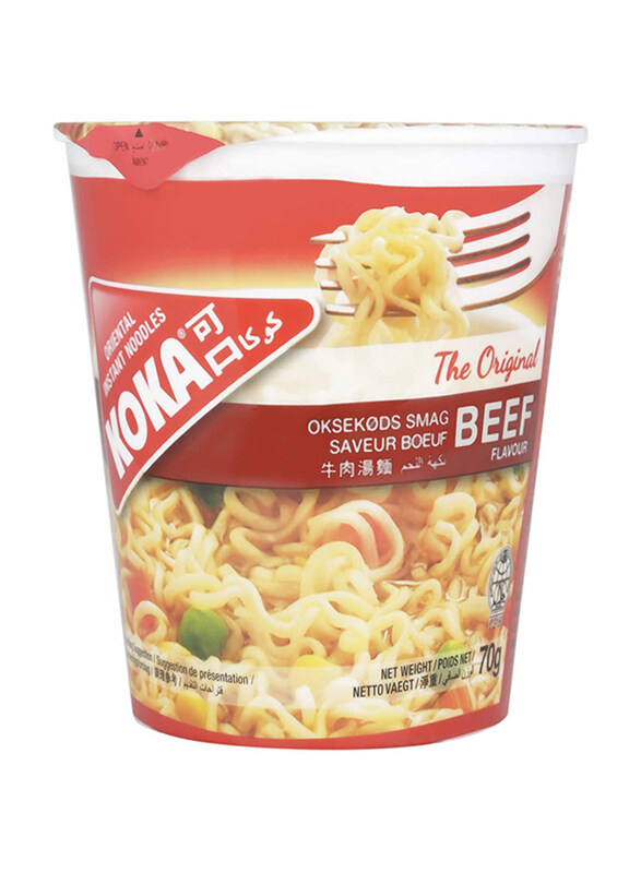 

Koka Beef Flavour Instant Noodle Cup, 70g