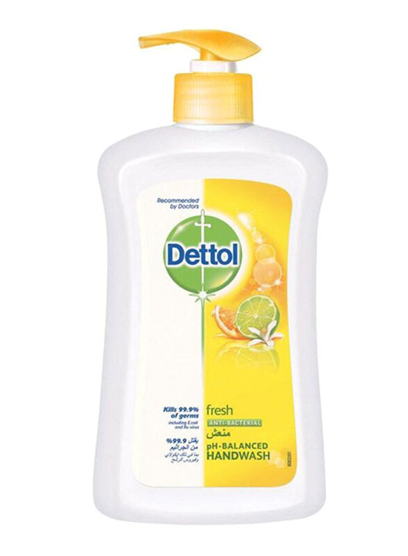 

Dettol Citrus & Orange Blossom Scent Fresh Antibacterial Liquid Hand Wash, 200ml