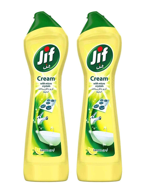 

JIF Lemon Cream Kitchen Cleaner, 2 Bottles x 500ml