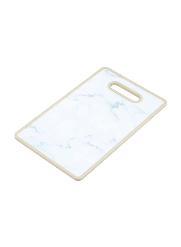RoyalFord Marble Designed Cutting Board, 37 x 23 x 1.1cm, White/Beige