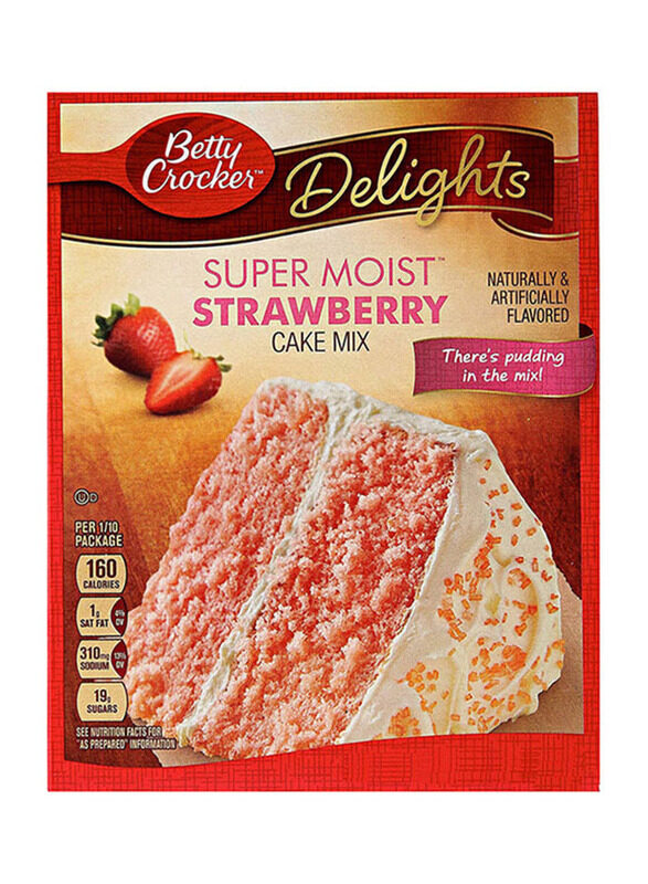

Betty Crocker Super Moist Strawberry Cake Mix (Serves up to 10 People), 400g