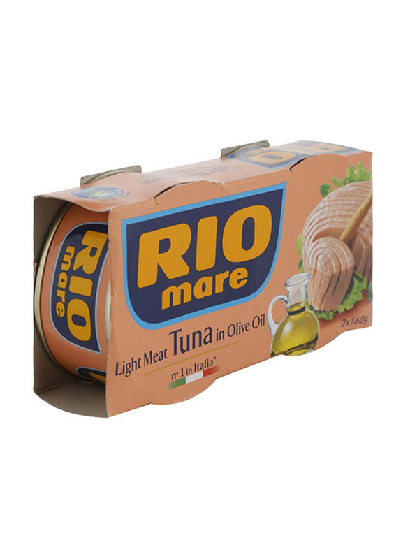 Rio Mare Light Meat Tunas in Olive Oil, 2 x 104g
