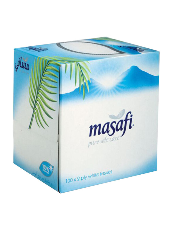 

Masafi Boutique White Tissue, 2 Ply x 100 Sheets x 24 Pieces