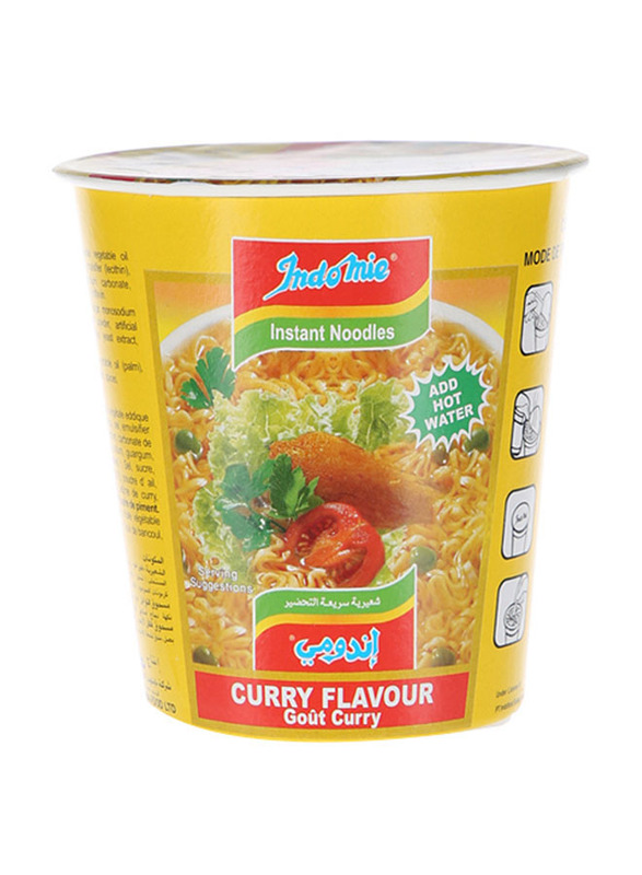 Indomie Curry Flavour Instant Noodle Cup, 60g