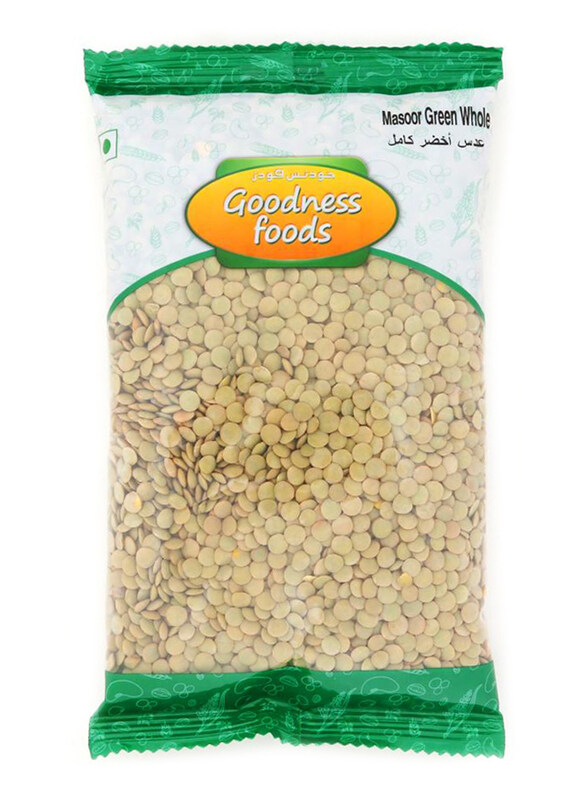 

Goodness Foods Whole Green Masoor, 500g