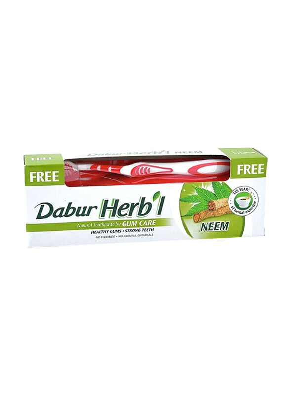 

Dabur Herbal Neem Toothpaste with Toothbrush, 150gm