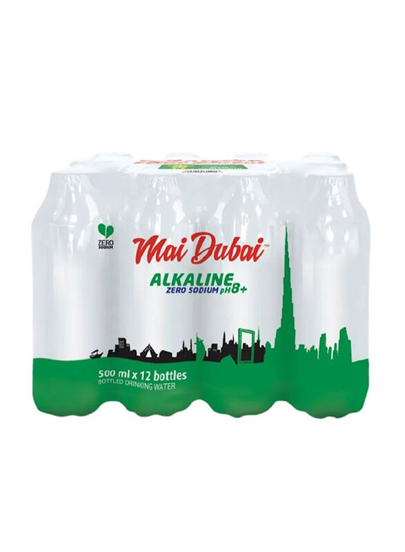 

Mai Dubai Zero Sodium Alkaline Drinking Water, 12 x 500ml