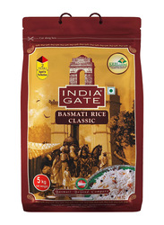 India Gate GMO free White Classic Basmati Rice, 5 Kg