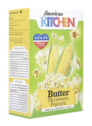 American Kitchen Butter Microwave Popcorn, 255g