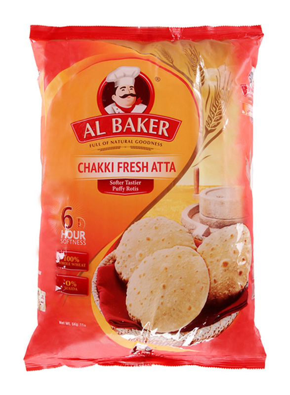 Al Baker Chakki Fresh Atta, 5 Kg