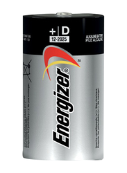 Energizer Max D2 Batteries, 2 Pieces, 1.5V, Grey