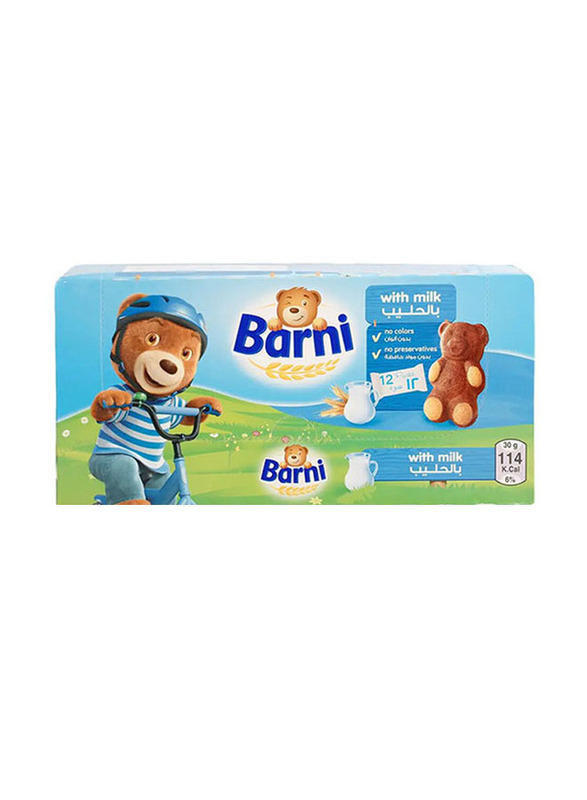 Barni Milk Filling Cake, 12 x 30g