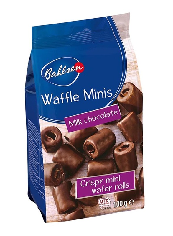 

Bahlsen Waffeletten Mini Milk Chocolate Coated Wafer Rolls, 100g