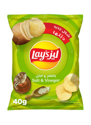 Lay's Salt & Vinegar Potato Chips, 40g