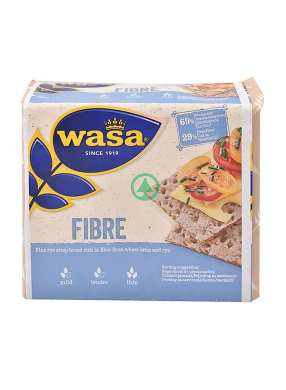 

Wasa Fiber Rye Crisp Breads, 230g