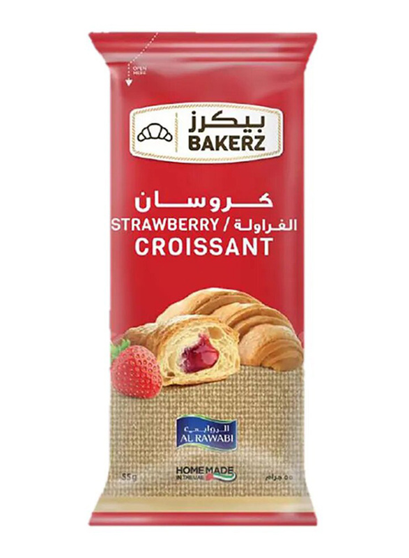 Al Rawabi Bakerz Strawberry Croissant, 50g