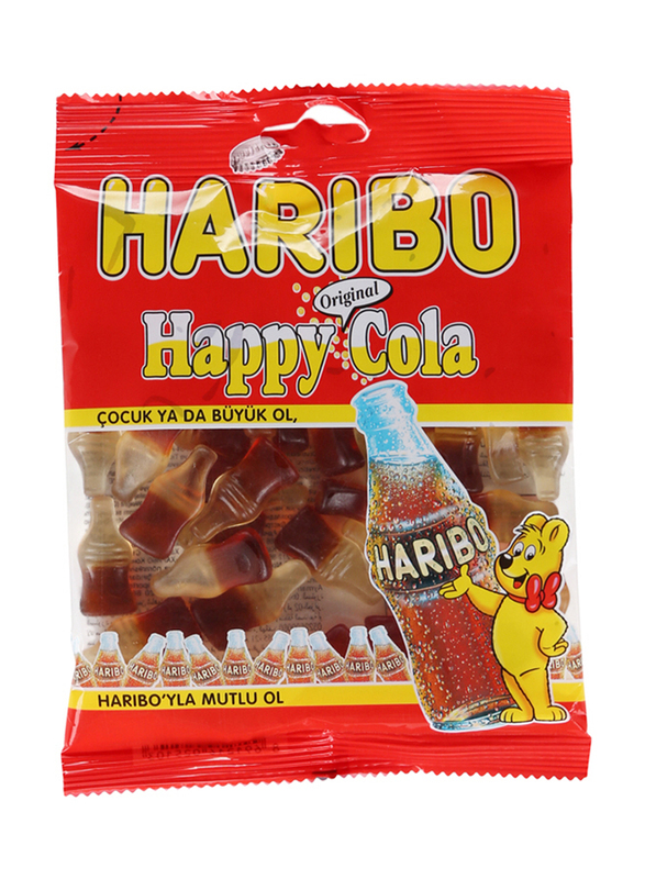 Haribo Happy Gummies Cola Flavour Candies, 160g