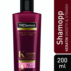 Tresemme Keratin Smooth and Straight Shampoo for All Hair Types, 200ml