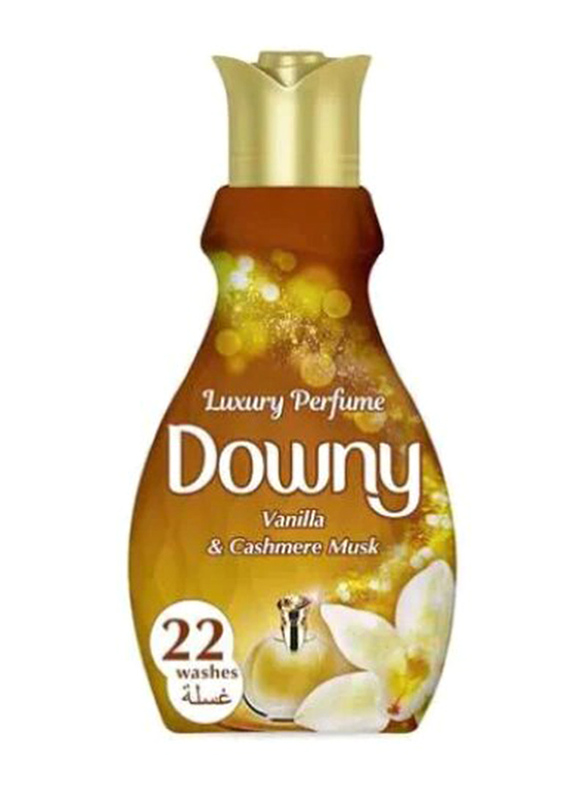Downy Vanilla & Cashmere Musk Concentrated Liquid Fabric Softener, 880ml