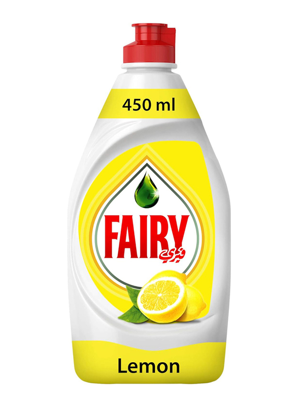Fairy Lemon Dishwashing Liquid, 450ml