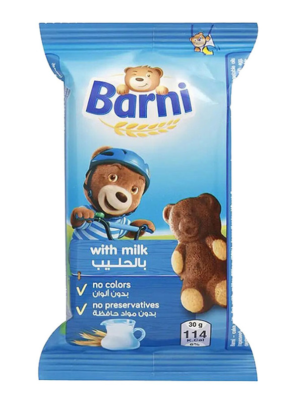 Barni Cake Bar With Milk, 30g