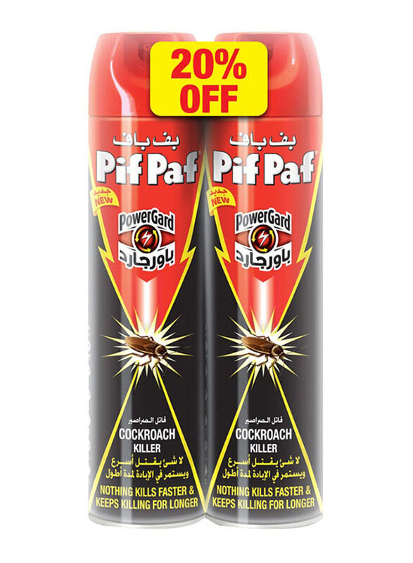 

Pif Paf Cockroach Odour Killer, 2 Bottle x 400ml