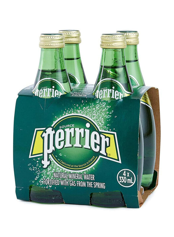 

Perrier Sparkling Water Glass Bottles, 4 x 330 ml