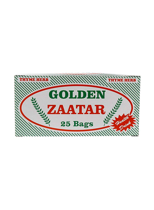 Golden Zaatar Tea Bags, 25 Pieces