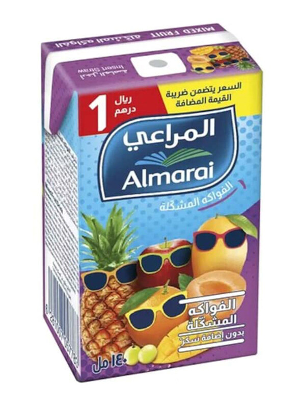 

Al Marai Al-Marai No Sugar Added Mixed Fruit Juice, 140ml