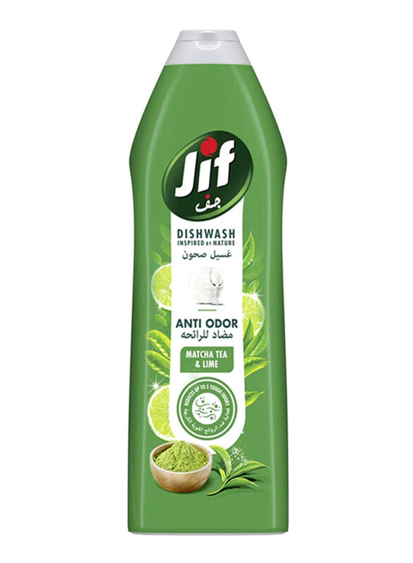 

Jif Anti-Odor Matcha Tea And Lime Dishwashing Liquid, 750ml