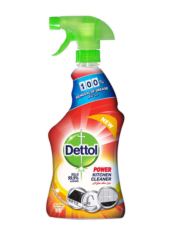Dettol Power Orange Burst Scent Kitchen Cleaner Spray, 500ml