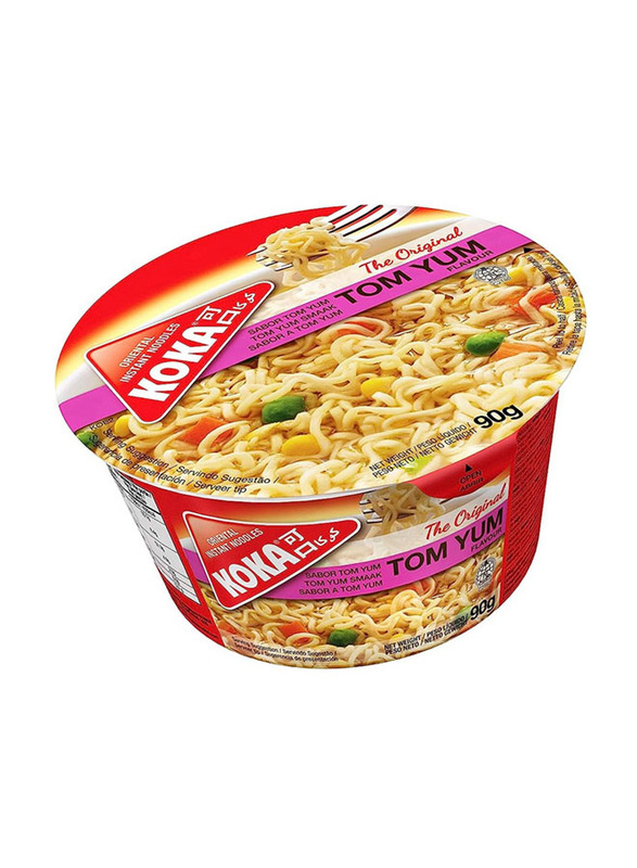 Koka Tom Yum Flavour Instant Noodle Bowl, 90g