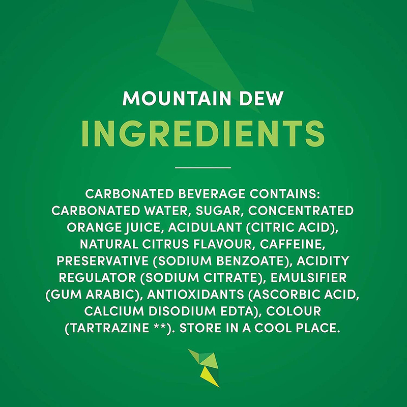 Mountain Dew, 6 x 330ml