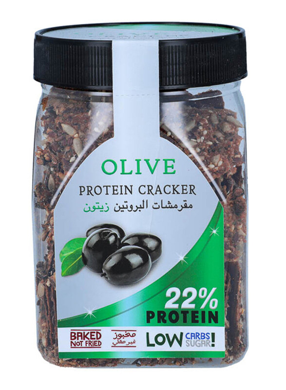 

Modern Bakery 27% Protein Baked Crackers Olive Flavour, 200g